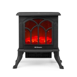 Chimenea Eléctrica Orbegozo CM 9020 1500W Efecto Fuego Real