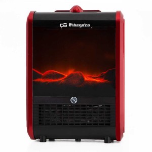 elektrischen Kamin Orbegozo CM 9015 1500W Effekt des echten Feuers