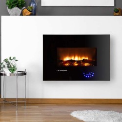 elektrischen Kamin Orbegozo CM 8000 1800W Effekt des echten Feuers