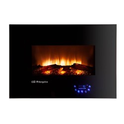 elektrischen Kamin Orbegozo CM 8000 1800W Effekt des echten Feuers