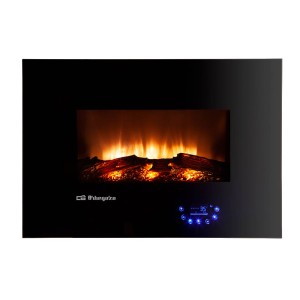 elektrischen Kamin Orbegozo CM 8000 1800W Effekt des echten Feuers