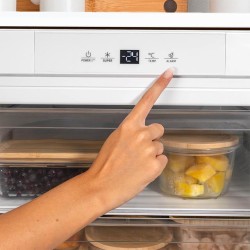 Cecotec Bolero Coolmarket TF BI 101 White E Mini-Einbaugefrierschrank mit 101 Litern Fassungsvermögen