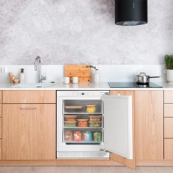 Cecotec Bolero Coolmarket TF BI 101 White E Mini-Einbaugefrierschrank mit 101 Litern Fassungsvermögen