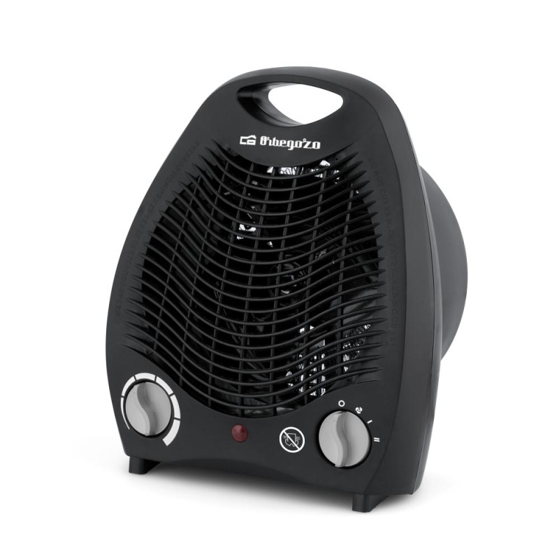 Calefactor Eléctrico Orbegozo FH 5129 Negro 2000 W 2 Posiciones