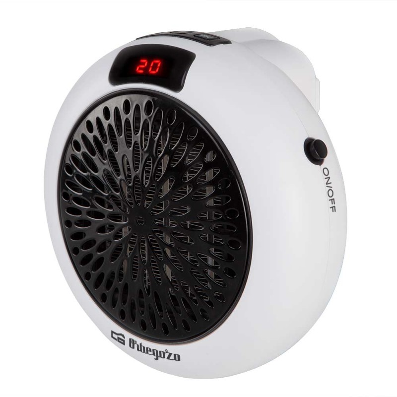 Mini Calefactor Cerámico para Enchufe Orbegozo CR 4000 600 W