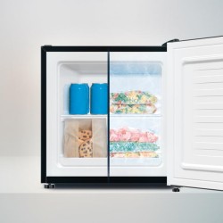 Mini-Kühlschrank umwandelbar in Gefrierschrank Cecotec Bolero CoolMarket TT 31 Dual Black Glass E 31 Liter