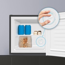 Mini-Kühlschrank umwandelbar in Gefrierschrank Cecotec Bolero CoolMarket TT 31 Dual Grey Glass E 31 Liter