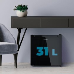 Mini-Kühlschrank umwandelbar in Gefrierschrank Cecotec Bolero CoolMarket TT 31 Dual Black E 31 Liter