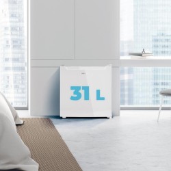 Mini-Kühlschrank umwandelbar in Gefrierschrank Cecotec Bolero CoolMarket TT 31 Dual White E 31 Liter