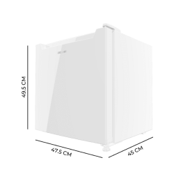 Mini-Kühlschrank umwandelbar in Gefrierschrank Cecotec Bolero CoolMarket TT 31 Dual White E 31 Liter