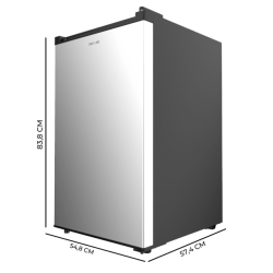 Cecotec Bolero CoolMarket TF 97 Inox Vertikal-Gefrierschrank mit einem Fassungsvermögen von 97 Litern