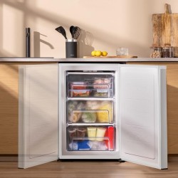 Cecotec Bolero CoolMarket TF 97 Weißer vertikaler Gefrierschrank, 97 Liter Fassungsvermögen