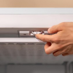 Cecotec Bolero CoolMarket TF 97 Weißer vertikaler Gefrierschrank, 97 Liter Fassungsvermögen
