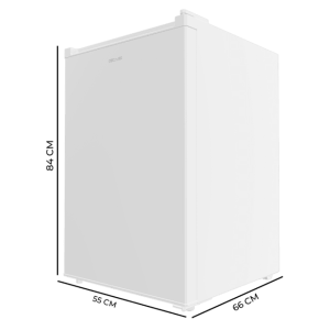 Cecotec Bolero CoolMarket TF 97 Weißer vertikaler Gefrierschrank, 97 Liter Fassungsvermögen