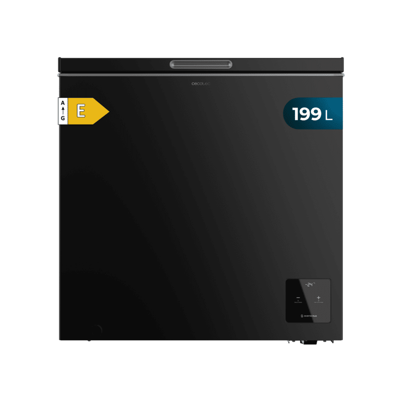 Cecotec Bolero CoolMarket Chest 199 Black E Horizontal-Gefrierschrank mit einem Fassungsvermögen von 199 Litern Cecotec Bolero CoolMarket Chest 199 Black E Horizontal-Gefrierschrank mit einem Fassungsvermögen von 199 Litern