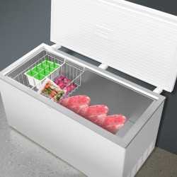 Cecotec Bolero CoolMarket Chest 500 weiß E Horizontal-Gefrierschrank mit einem Fassungsvermögen von 500 Litern