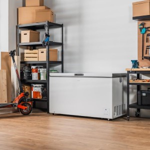 Cecotec Bolero CoolMarket Chest 400 weiß E Horizontal-Gefrierschrank mit einem Fassungsvermögen von 400 Litern