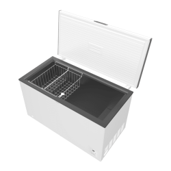 Cecotec Bolero CoolMarket Chest 400 weiß E Horizontal-Gefrierschrank mit einem Fassungsvermögen von 400 Litern