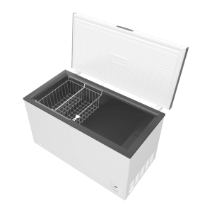 Cecotec Bolero CoolMarket Chest 400 weiß E Horizontal-Gefrierschrank mit einem Fassungsvermögen von 400 Litern