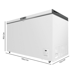 Congelador Horizontal Cecotec Bolero CoolMarket Chest 400 white E Capacidad de 400 Litros