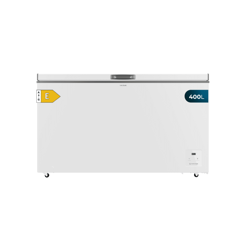 Cecotec Bolero CoolMarket Chest 400 weiß E Horizontal-Gefrierschrank mit einem Fassungsvermögen von 400 Litern Cecotec Bolero CoolMarket Chest 400 weiß E Horizontal-Gefrierschrank mit einem Fassungsvermögen von 400 Litern