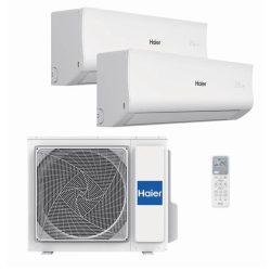 Klimaanlage Multisplit Haier TIDE-R 25+35/40 Split 2x1 mit Wärmepumpe 2010+3000 fg/h mit WiFi