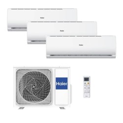 Klimaanlage Multisplit Haier TIDE R 25+25+35 C/50 Split 3x1 mit Wärmepumpe 2010+2010+3000 fg/h mit WiFi