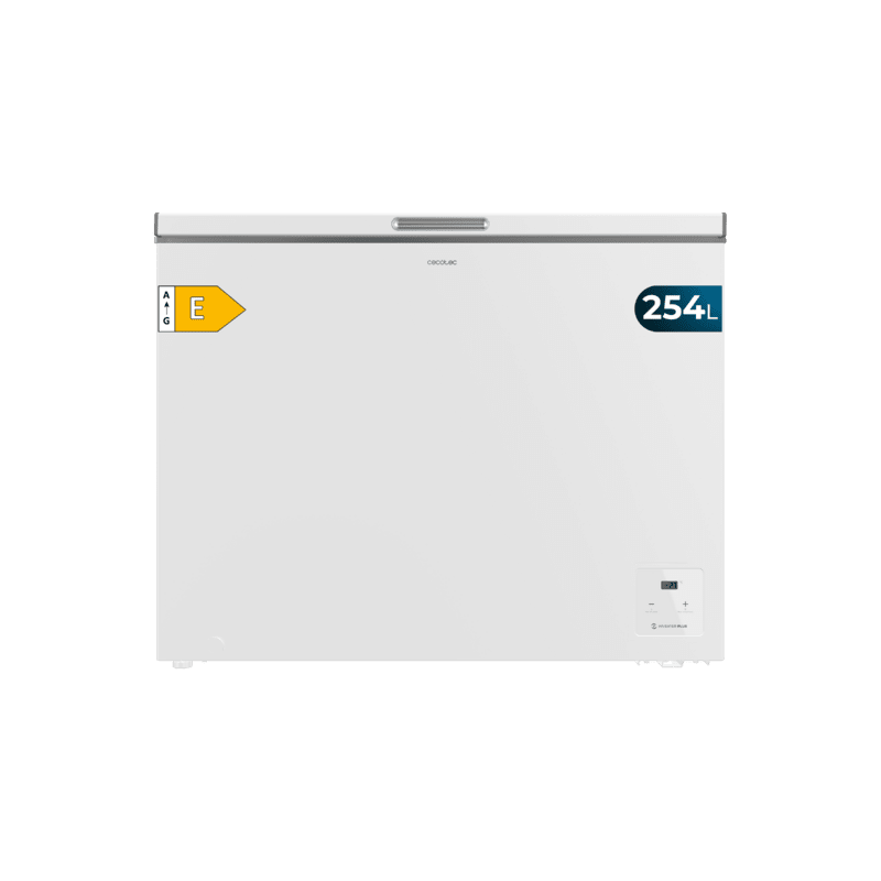 Cecotec Bolero CoolMarket Chest 254 White E Horizontal-Gefrierschrank mit einem Fassungsvermögen von 254 Litern