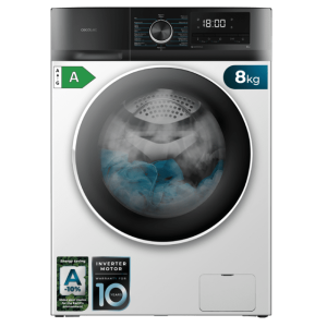 Lavadora Cecotec Bolero DressCode 8500 Inverter A Blanca 8 Kg de Capacidad