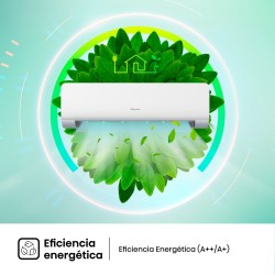 Klimaanlage Hisense Smart Clima KC70BT2B Split 1x1 mit Wärmepumpe 5420 fg/h mit WiFi