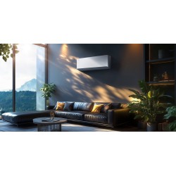 Aire Acondicionado Hisense UNI PURE HB25XU0A Split 1x1 con Bomba de Calor 2236 fg/h con WiFi