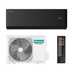 Aire Acondicionado Hisense UNI PURE HB35XU0B Negro Split 1x1 con Bomba de Calor 3010 fg/h con WiFi