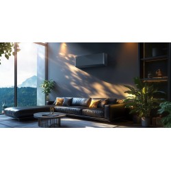Aire Acondicionado Hisense UNI PURE HB35XU0B Negro Split 1x1 con Bomba de Calor 3010 fg/h con WiFi
