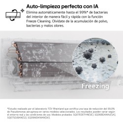Aire Acondicionado LG MAGNA09MXSET Split 1x1 con Bomba de Calor 2150 fg/h con WiFi