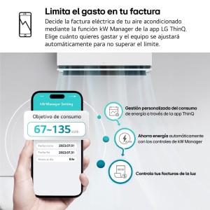 Aire Acondicionado LG MAGNA12MXSET Split 1x1 con Bomba de Calor 3010 fg/h con WiFi