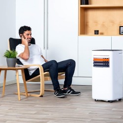 Aire Acondicionado Portátil Taurus TEMP DESIGN+ Climatizador 4 en 1 (calor, frío, deshumidificador y ventilador)