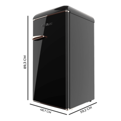 Mini Frigorífico Cecotec Bolero CoolMarket TT Origin 95 Black E Capacidad de 95 Litros (89cm Alto x 49cm Ancho)