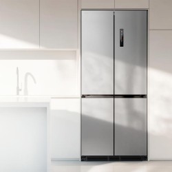 Amerikanischer Kühlschrank Cecotec Bolero CoolMarket 4D 466 SBI Inox E von 466 Liter Kapazität