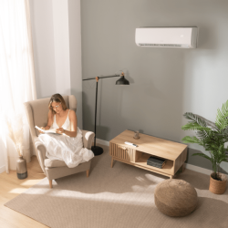 Klimaanlage Cecotec AirClima 12000 Smartfresh Connected Split 1x1 mit der Wärmepumpe 3000 fg/h con WiFi