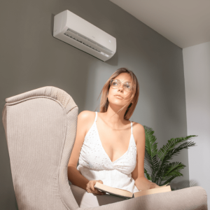 Klimaanlage Cecotec AirClima 12000 Smartfresh Connected Split 1x1 mit der Wärmepumpe 3000 fg/h con WiFi