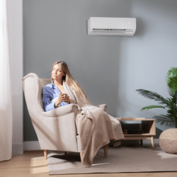 Klimaanlage Cecotec AirClima 12000 Smartfresh Connected Split 1x1 mit der Wärmepumpe 3000 fg/h con WiFi