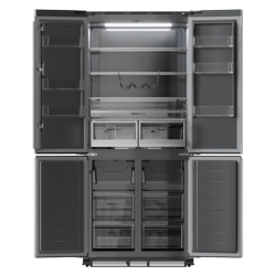 Amerikanischer Kühlschrank Cecotec Bolero CoolMarket 4D 466 SBI Inox E von 466 Liter Kapazität
