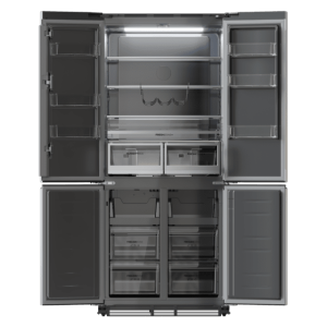 Amerikanischer Kühlschrank Cecotec Bolero CoolMarket 4D 466 SBI Inox E von 466 Liter Kapazität