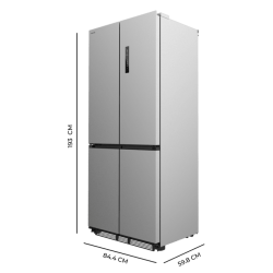 Amerikanischer Kühlschrank Cecotec Bolero CoolMarket 4D 466 SBI Inox E von 466 Liter Kapazität