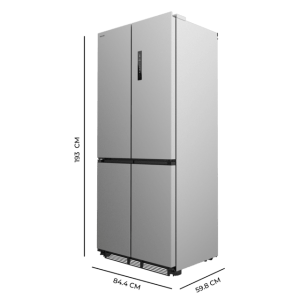 Amerikanischer Kühlschrank Cecotec Bolero CoolMarket 4D 466 SBI Inox E von 466 Liter Kapazität