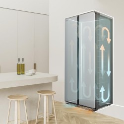 Amerikanischer Kühlschrank Cecotec Bolero CoolMarket SBS 436 SBI Inox E Kapazität von 436 Liter