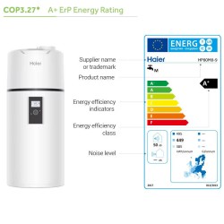 Bomba de calor ACS Aerotermia HAIER HP110M8-9 Mural 110 Litros Gas R-290 con WiFi