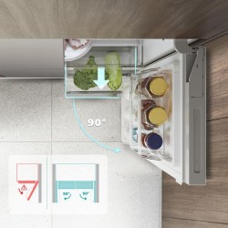Amerikanischer Kühlschrank Cecotec Bolero CoolMarket SBS 436 SBI Inox E Kapazität von 436 Liter