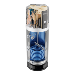 Bomba de calor ACS Aerotermia HAIER HP250M7-F9 Mural 250 Litros Gas R-290 con WiFi
