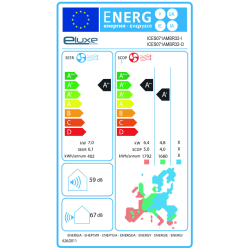 Klimaanlage Eluxe Amber Split 1x1 mit Wärmepumpe 6000 fg/h